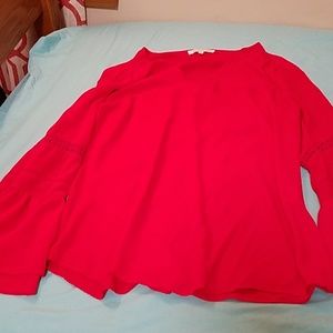 A long sleeve, flowy blouse